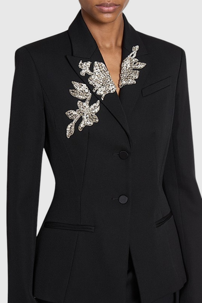 Arnell Crystal Embellished Blazer