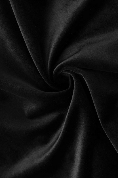 Asina Velvet Gold Buttoned Top