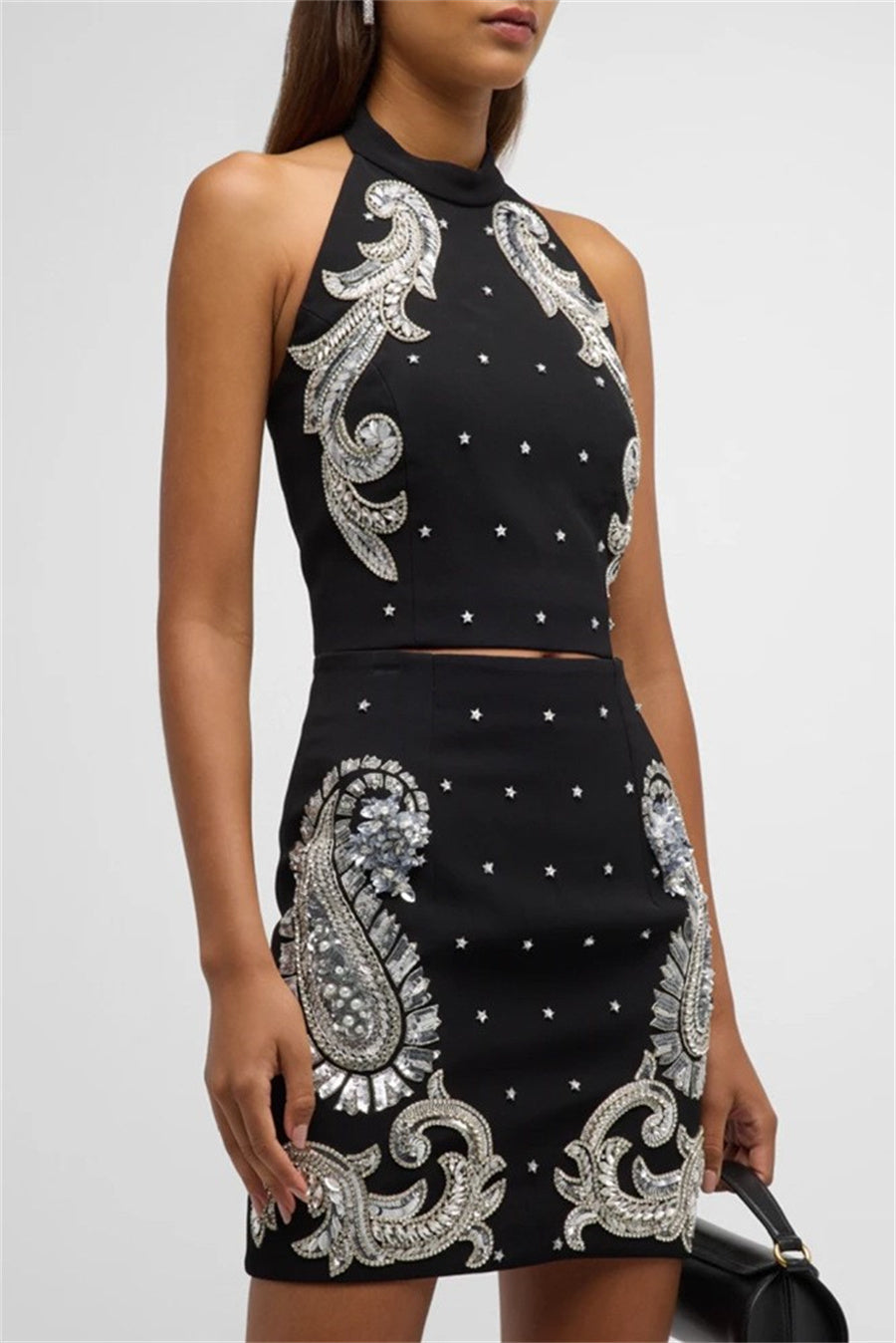 Aublla Stars Embroidered Set