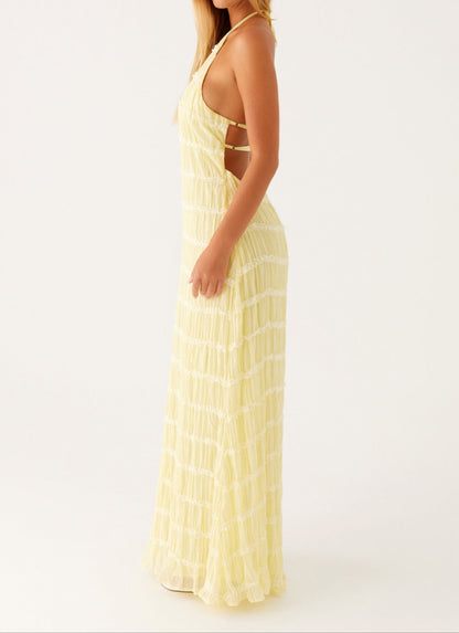 Fabrizia Maxi Dress - Yellow