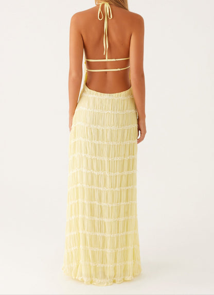 Paula Maxi Dress - Yellow