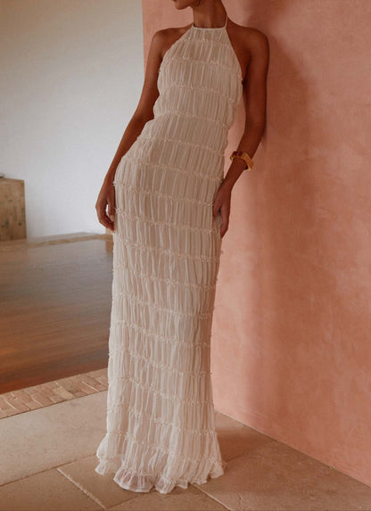 Abril Maxi Dress - Ivory