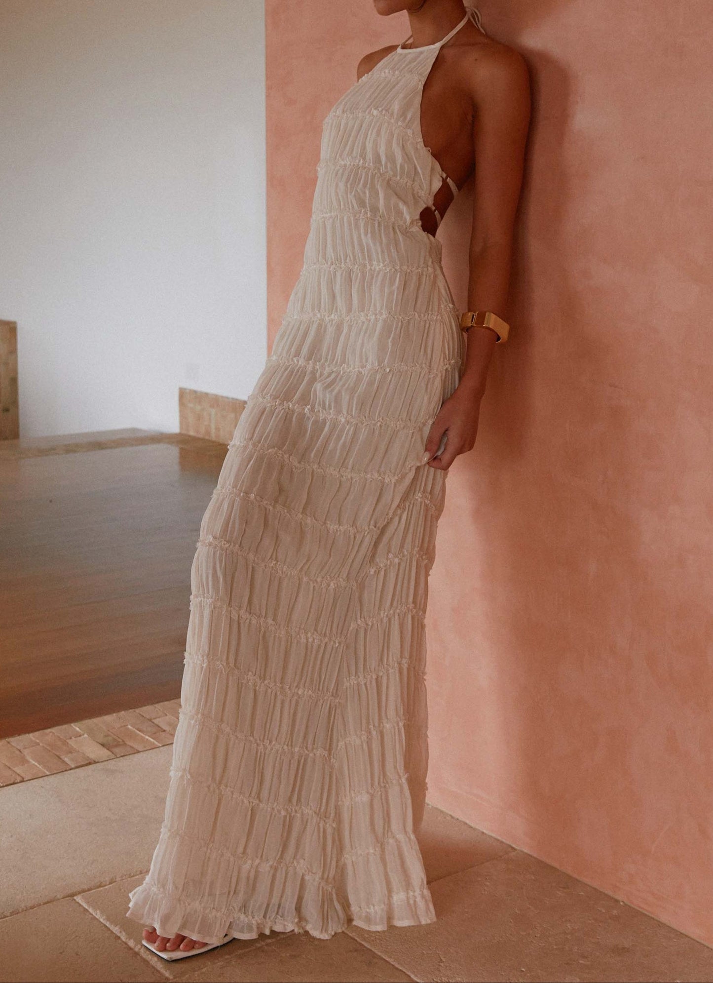 Abril Maxi Dress - Ivory