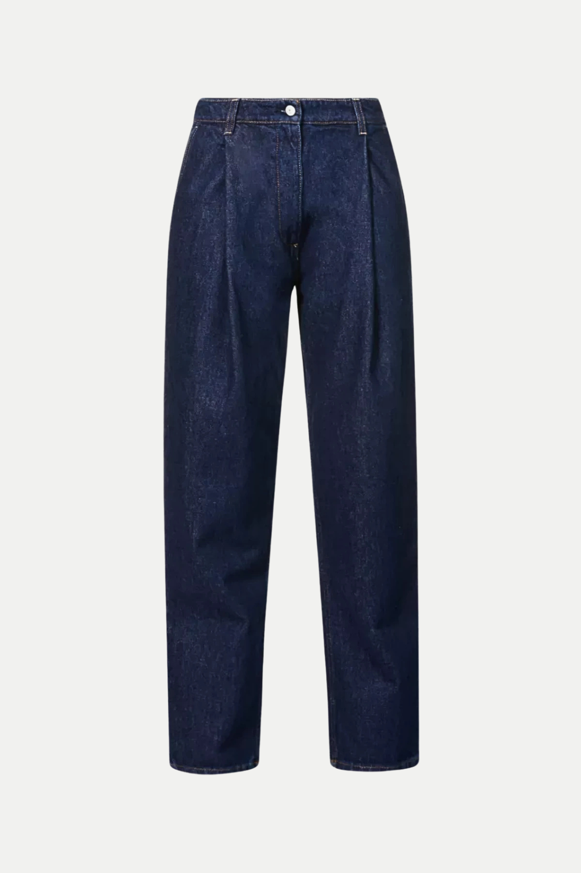 Austyan Pleated Tapered Jeans