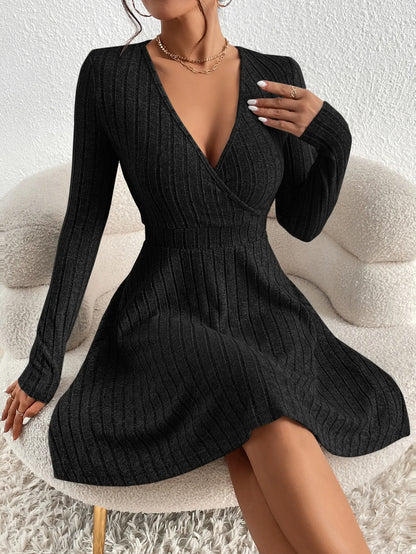 New Slim Sexy Sheath Dress Waist Slimming Short Little Black Dress
