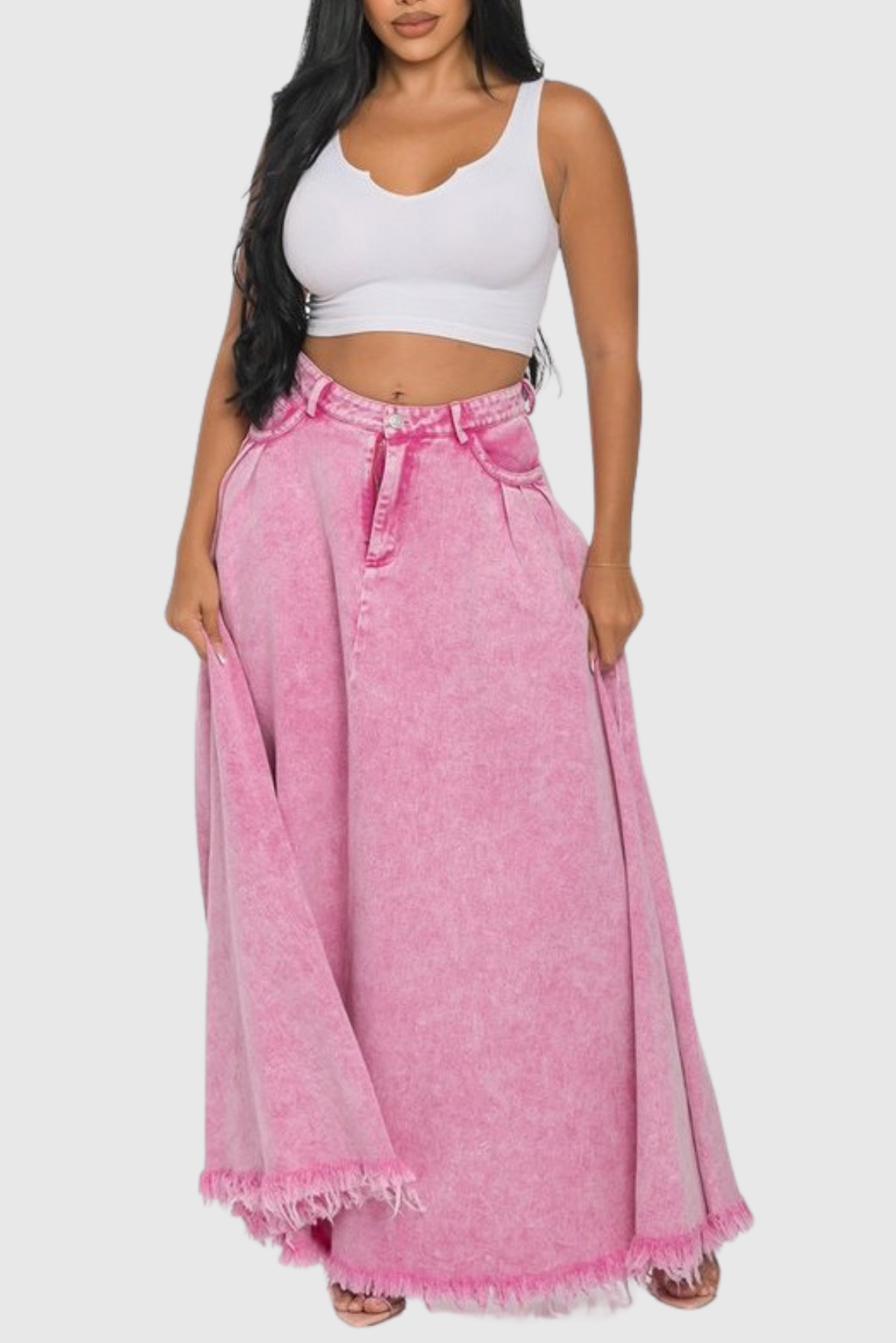 Averie Maxi Denim Skirt