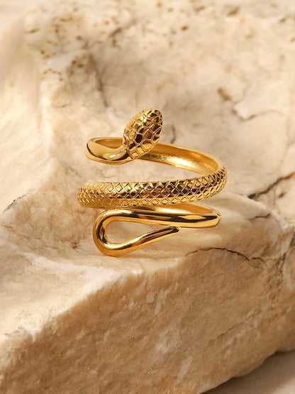 Aubrey | Adjustable Snake Ring