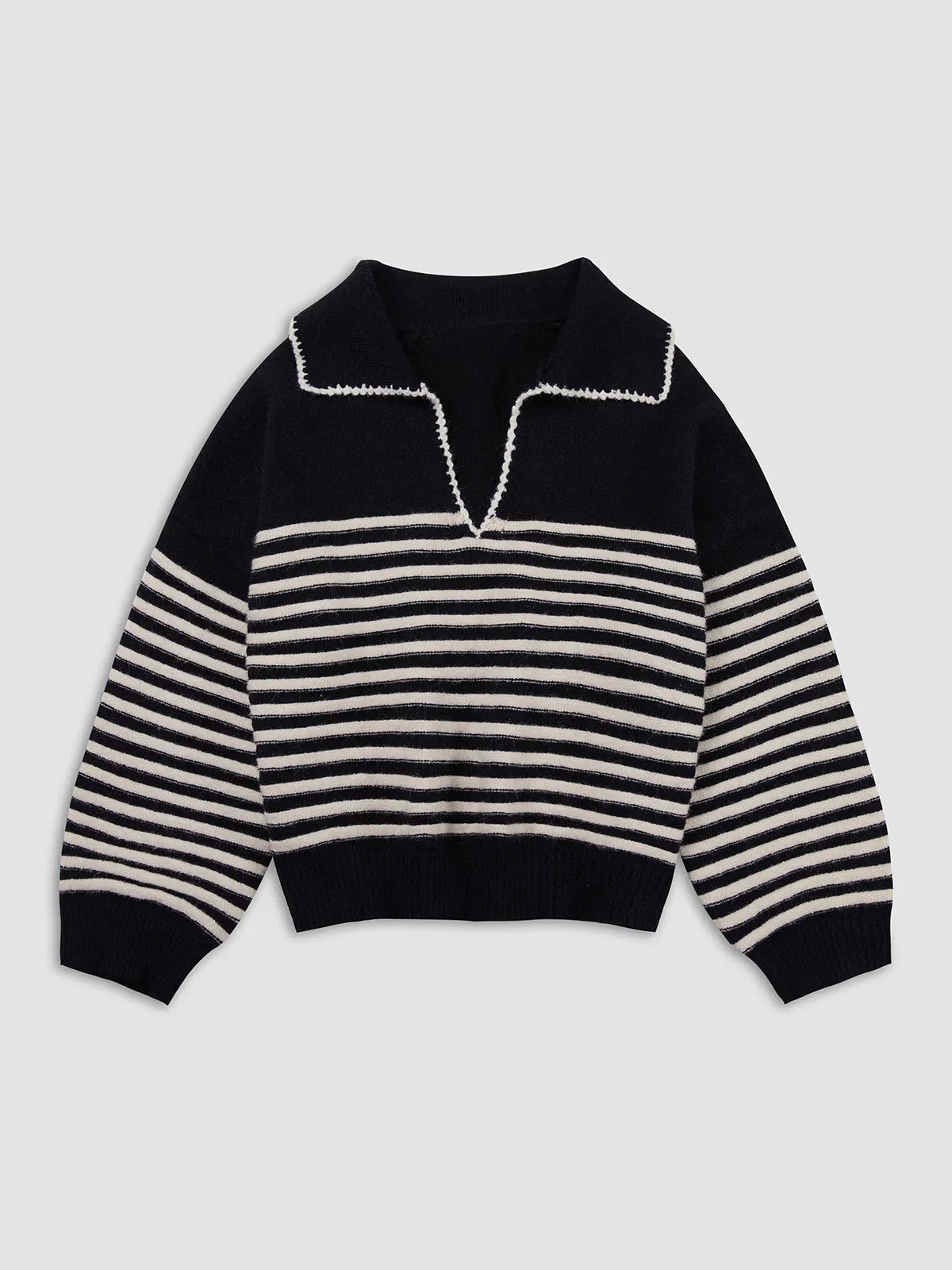 Bold Chic Crosswalk Stripe Sweater