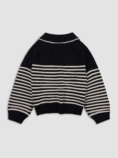 Bold Chic Crosswalk Stripe Sweater