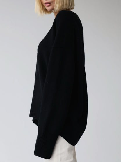 | Women’s Winter Oversized Knit Pullover Sweater