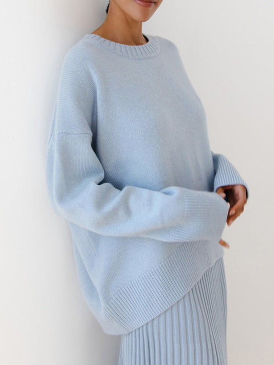| Women’s Winter Oversized Knit Pullover Sweater