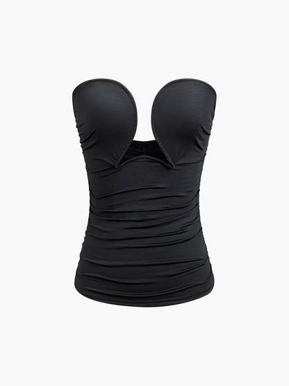 Strapless Wire Bustier Tube Top