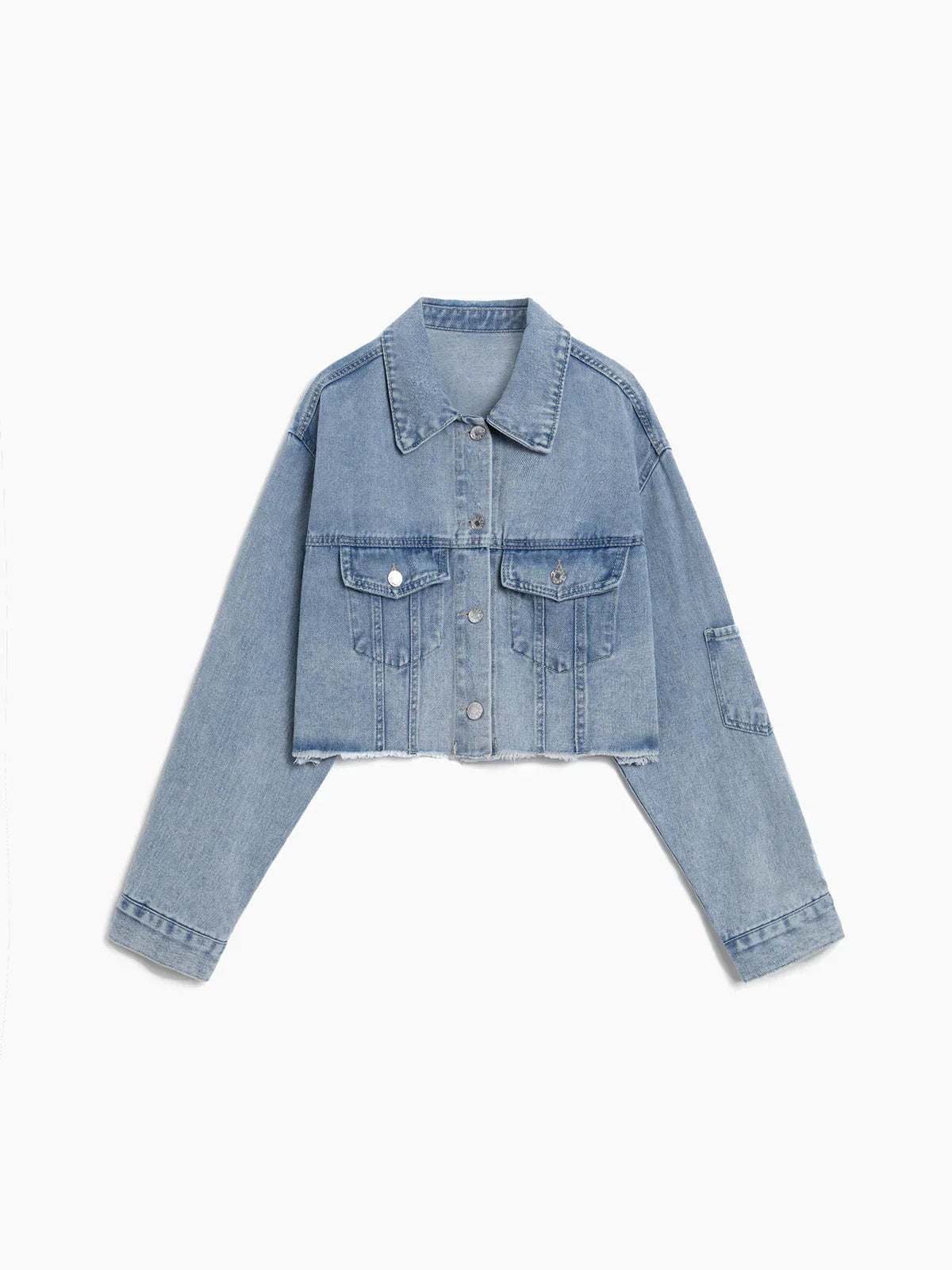 Always In Love Denim Crop Jacket