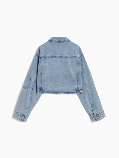 Always In Love Denim Crop Jacket