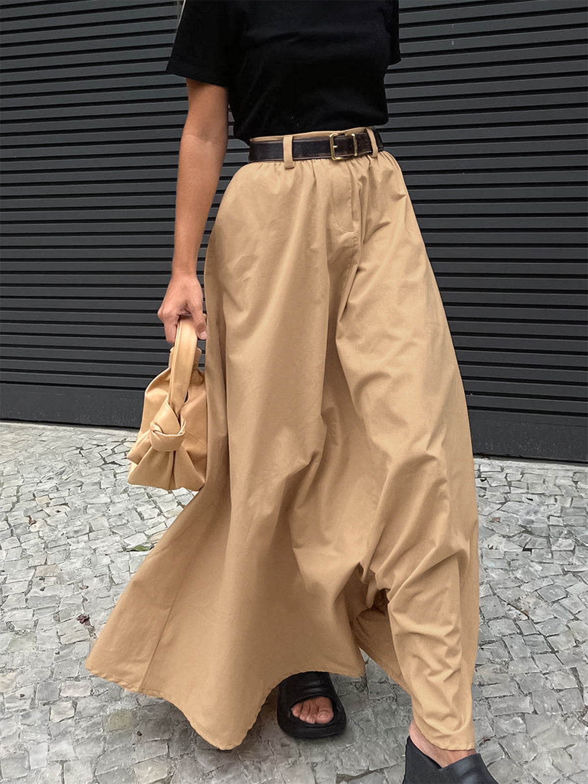 Oversized Street Vibe Maxi Skirt