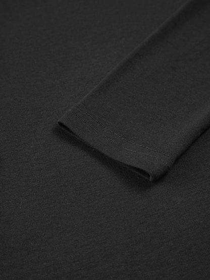 Oblique Off-Shoulder Long Sleeve T-Shirt