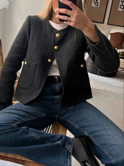 Oldmoney Aesthetics Tweed Blazer