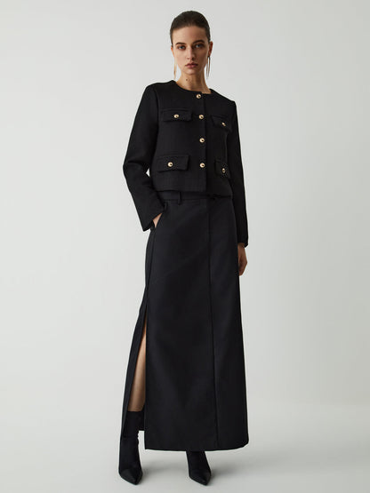 Vintage Button Tweed Jacket