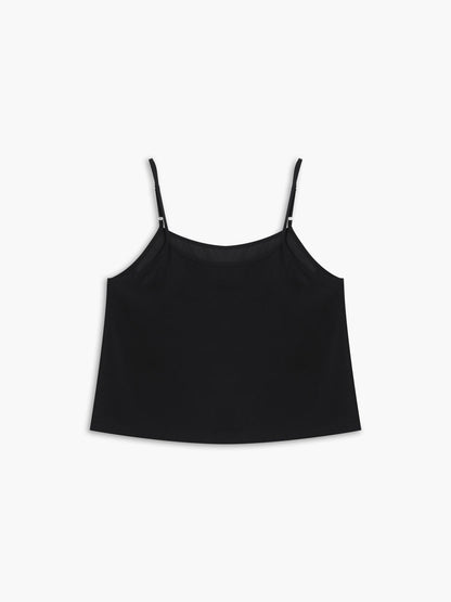Semi-Sheer Leisure See Through Shirt With Cami Top