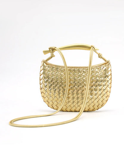 Maven Metallic Woven Bag