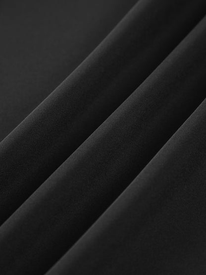 Solid V-Neck Tie Front Vest