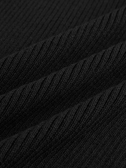 Contrast Trim Slim Sweater Vest