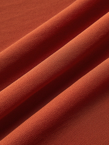 Semi-Sheer Pleated Panel Slit Long Dress