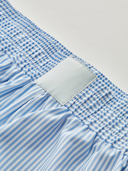 Pinstripe Thin Shorts