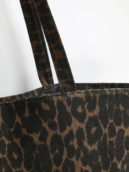 Becca Leopard Print Shoulder Bag