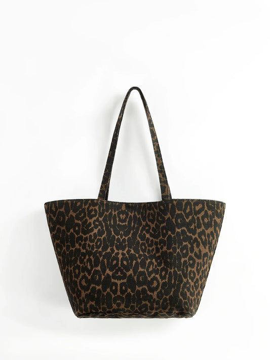 Becca Leopard Print Shoulder Bag