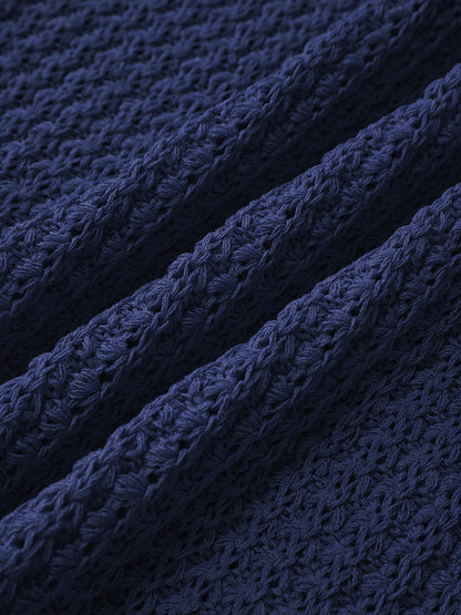 Sleeveless Knitted Short Dress