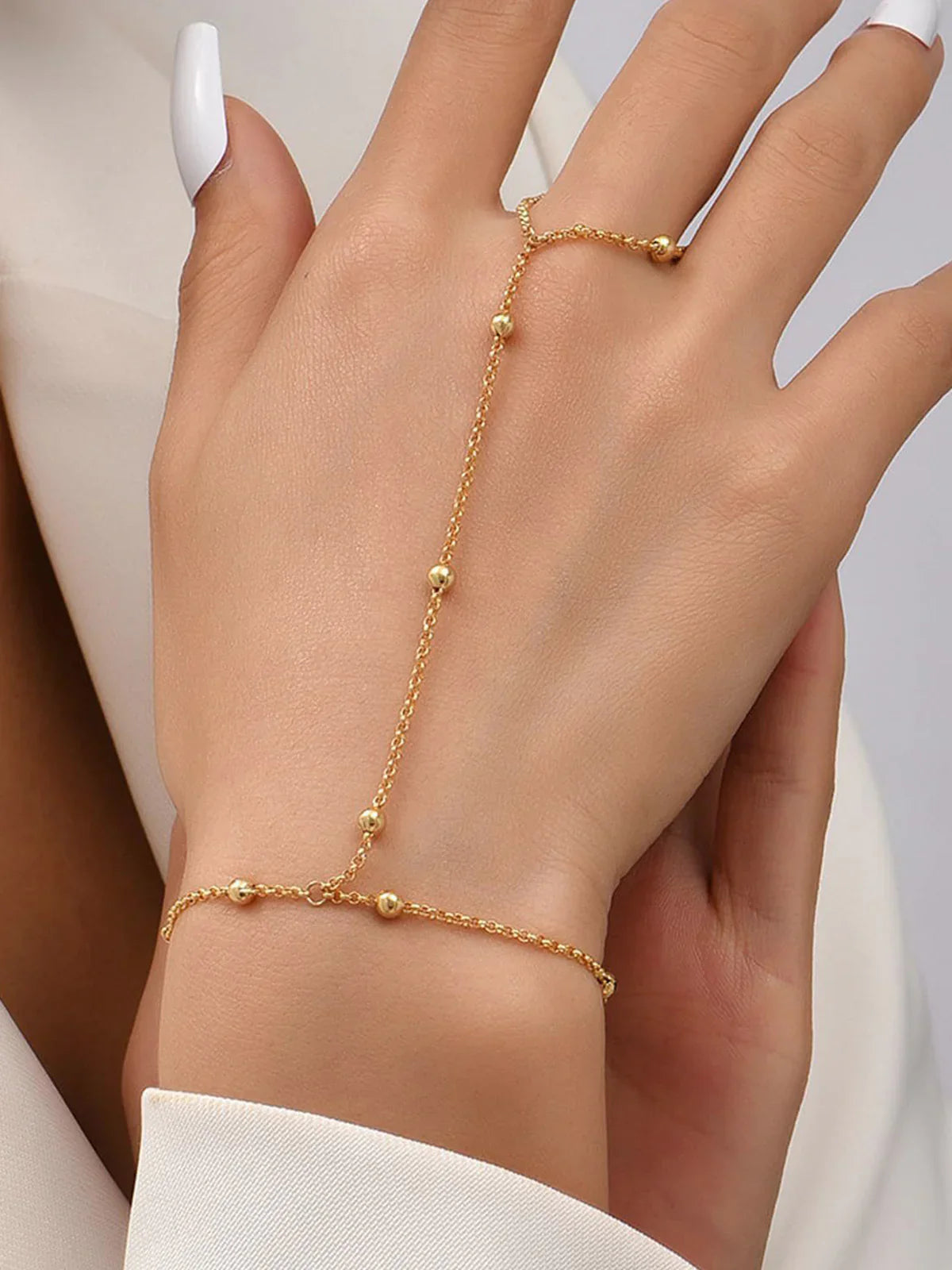 Mecca Bead Chain Mittens Bracelet