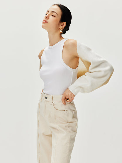 Oversized Gradient Knit Outerwear