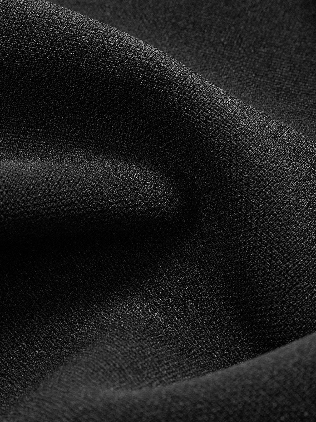 Square Collar Beaded Decor Pleated Dress