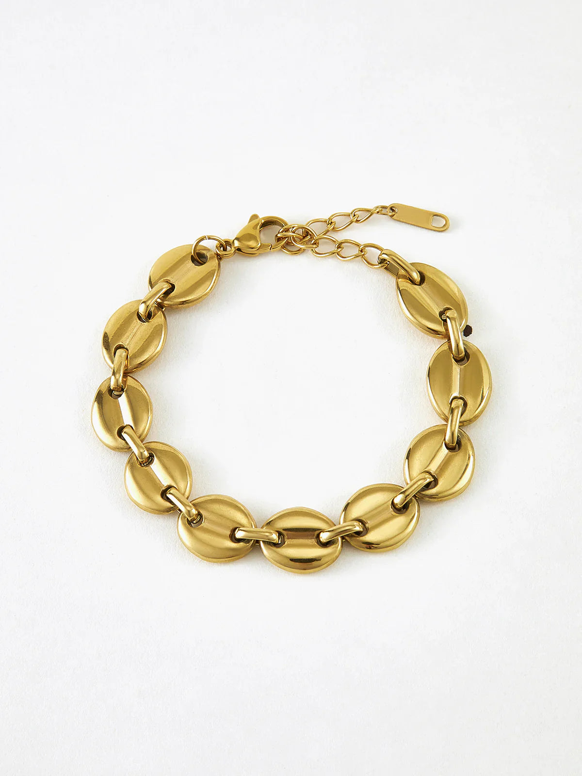 Luxor Golden Coffee Bean Bracelet