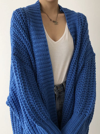 Oversize Split Knit Outerwear