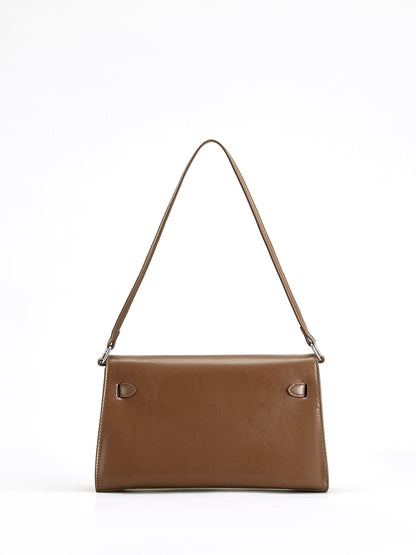 Flap Soft-Buckle Tote Bag