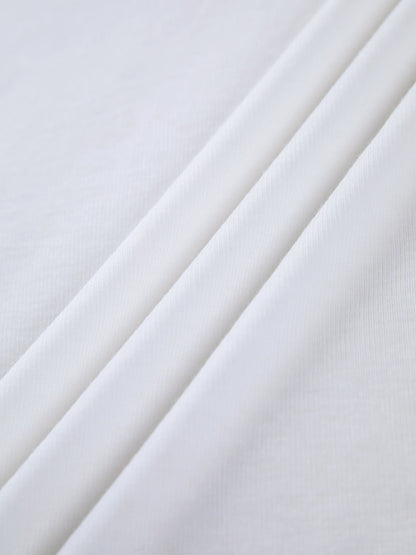 Semi-Sheer Overfold Off-Shoulder Shirt