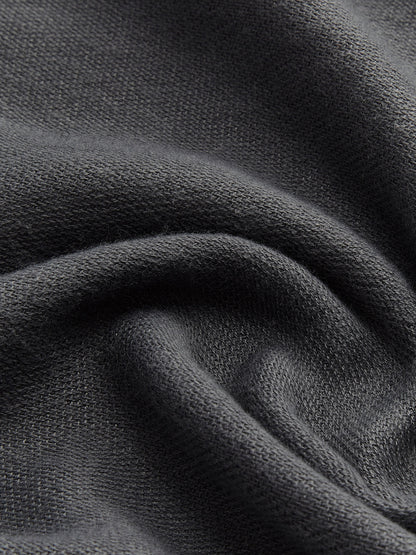 Versatile Plain Tassel Scarf