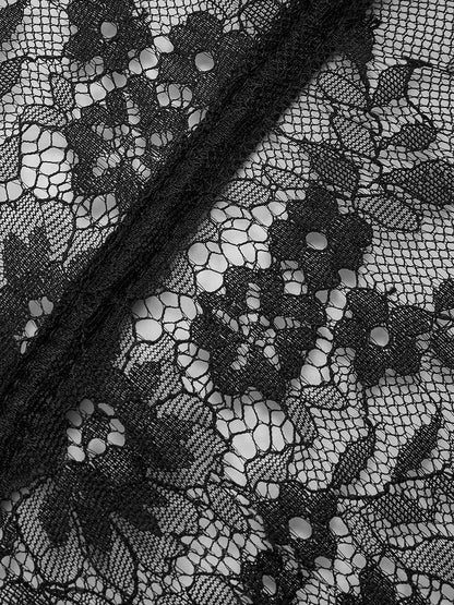 Semi-Sheer Sweetheart Lace Corset