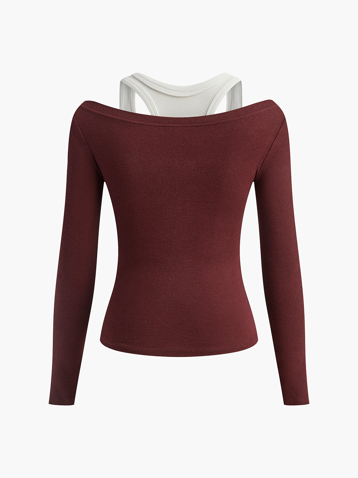 2 in 1 Long Sleeve Jersey Top