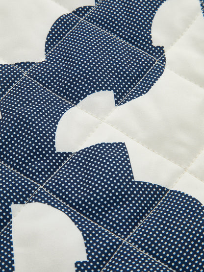 Color Block Printed Warm Jacket