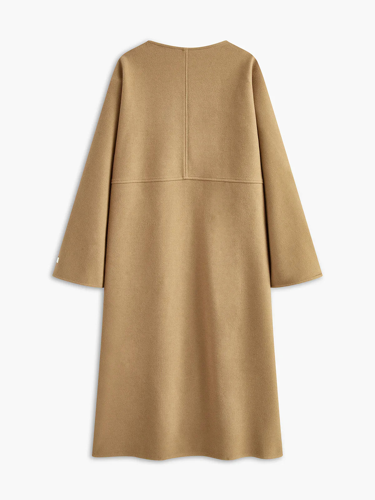 Minimalist Style Wool Long Coat
