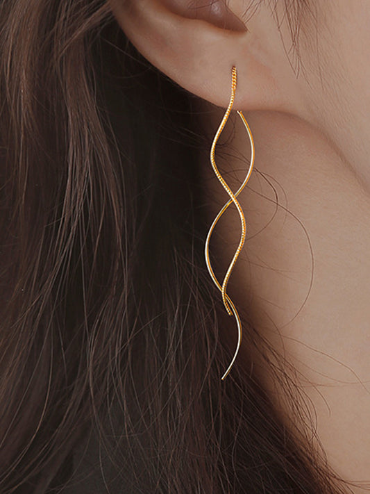 Spiral Tassel Earrings