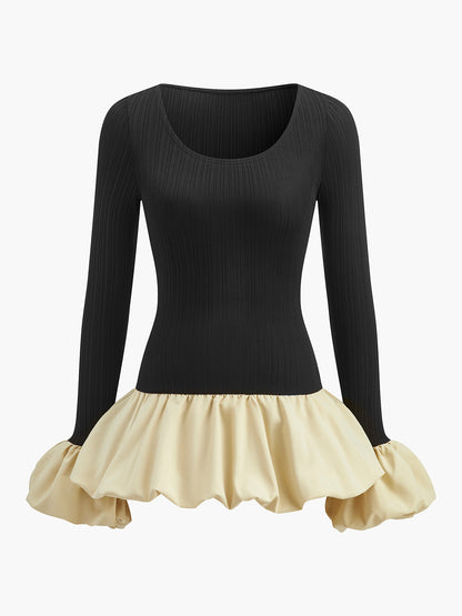 Bud Waist Panel Short Dress