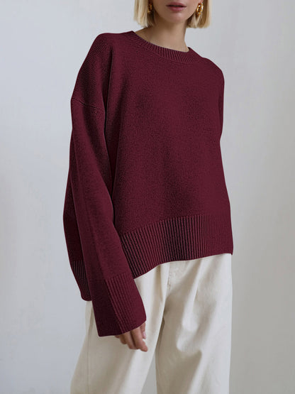 | Women’s Winter Oversized Knit Pullover Sweater