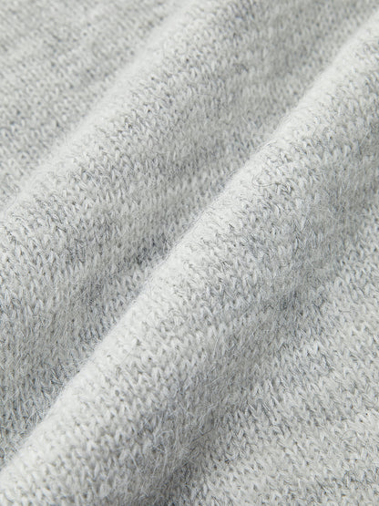 Wool-Blend Rhinestone Detail Sweater