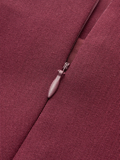 Asymmetrical Split Mini Skirt