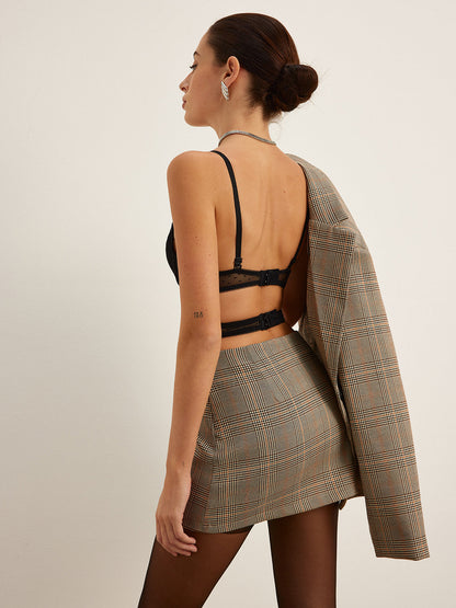 Sheer Lace Crop Corset