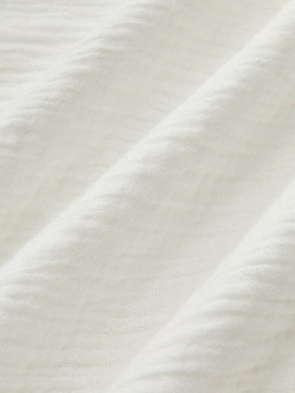 Semi-Sheer Embroidery V-Neck Floral Dress